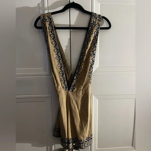 NWT! RARE! FP Free People x Kas New York Wandering Soul Romper Sz Medium - Picture 4 of 8